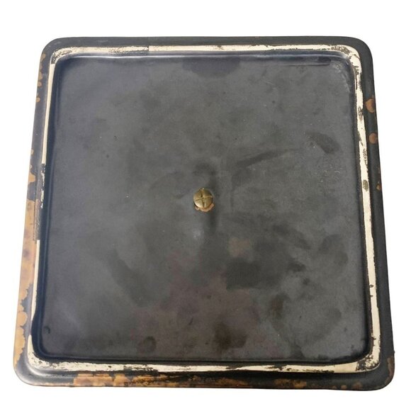 Vintage MCM Royal Haeger Lidded Square Pottery Dish - Picture 2 of 8